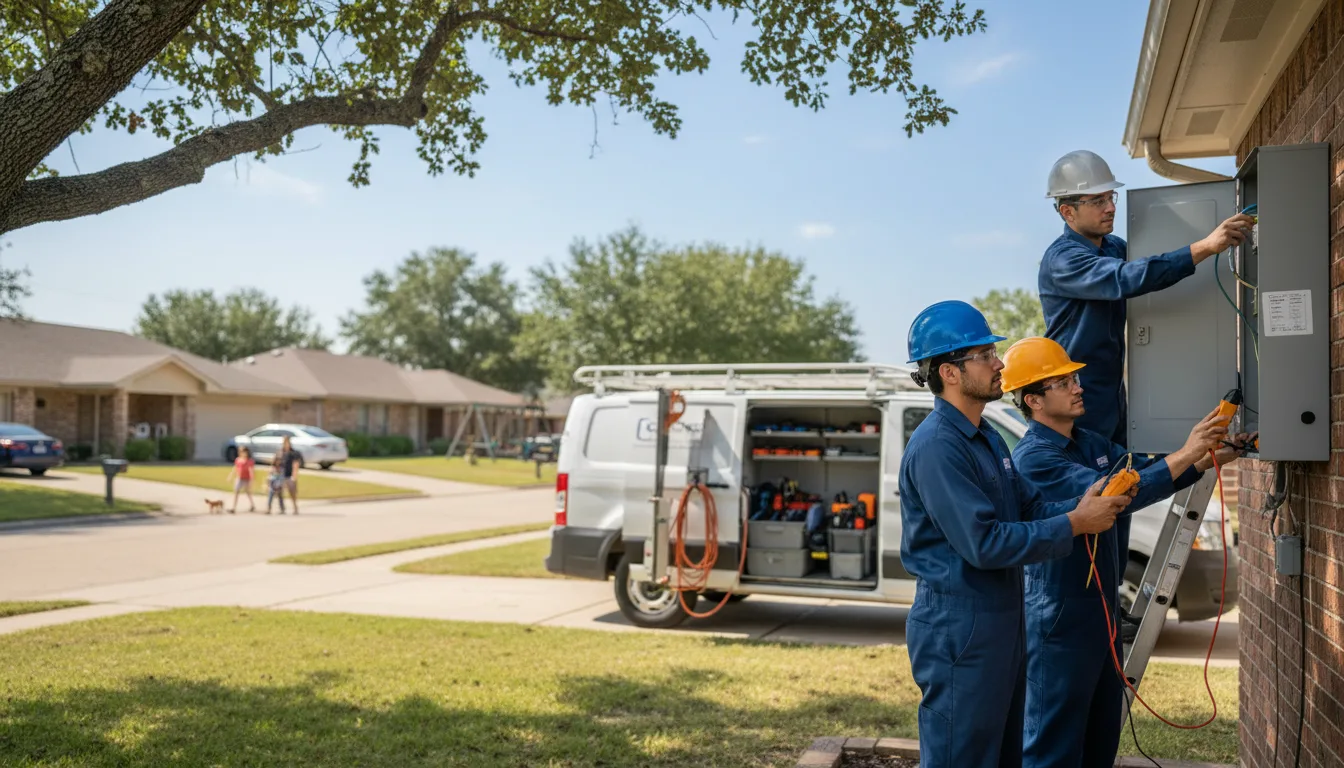 Certified electrician providing emergency electrical services in Kathleen, GA